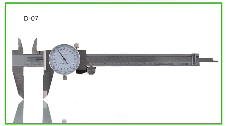 다이얼 vernier calipers 0-150mm/0.01mm 스테인레스 스틸 미터 마이크로 미터 게이지 측정 도구